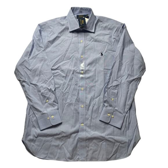 Polo by Ralph Lauren Other - Polo Ralph Lauren Blue Long Sleeve Button Down Dress Shirt 16 1/2 32/33 Cotton